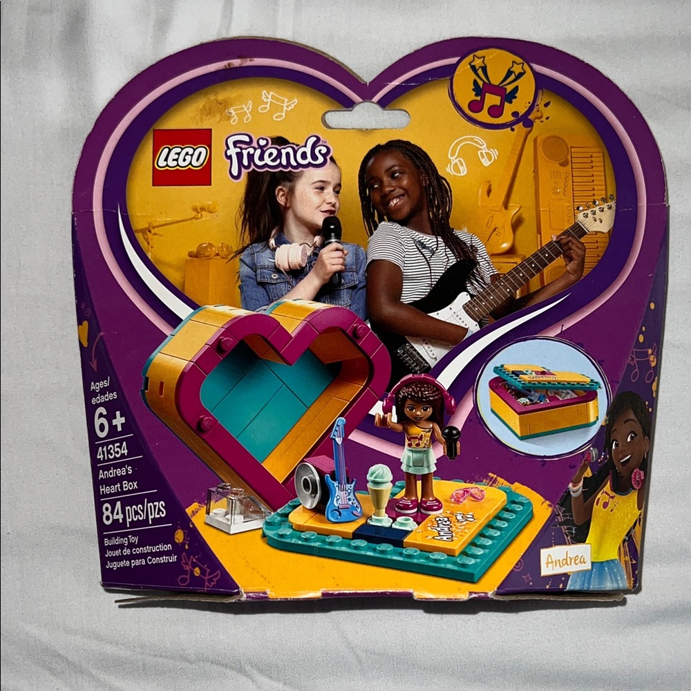LEGO Friends Andrea's Heart Box - Purple and Orange